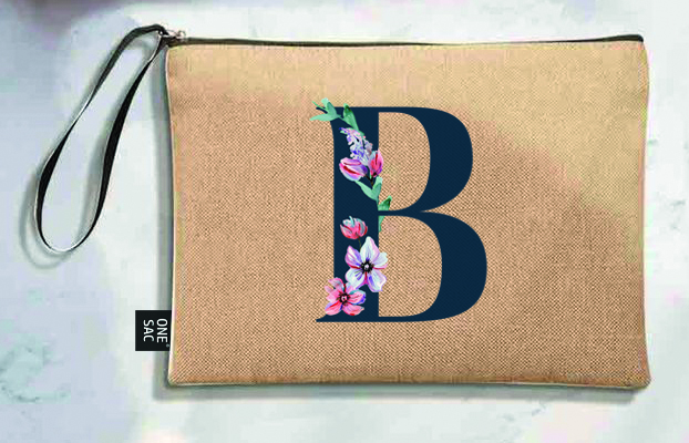 Sac à main Lettre B (Modèles variés) (25 × 18 × 1 cm)
